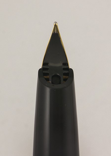 Montblanc Junior 622 Fountain Pen - 1970s, Black w Steel Cap